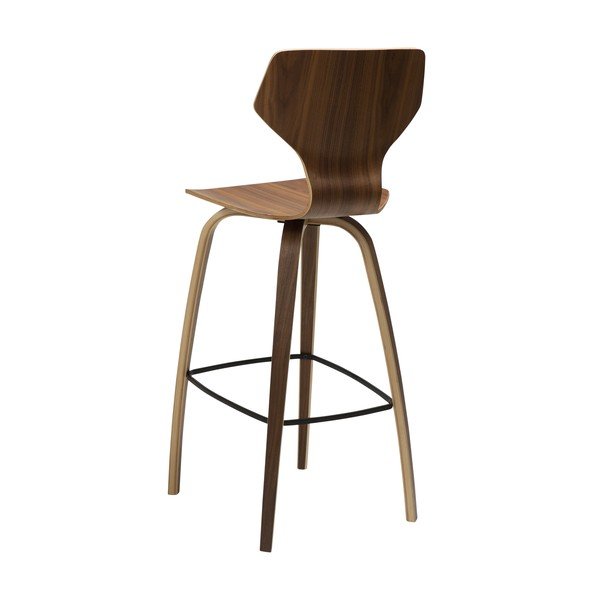 Scaun de bar în culoare naturală închisă (înălțime șezut 75 cm) S.I.T – DAN-FORM Denmark-image-3