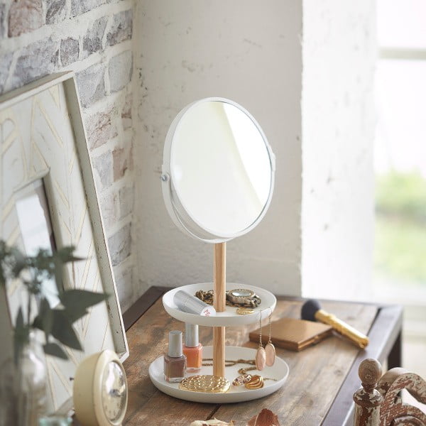 Oglindă cosmetică ø 17,5 cm Tosca – YAMAZAKI-image-1