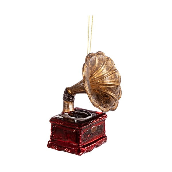 Ornament de Crăciun lucrat manual 11 cm Gramophone – Sass & Belle