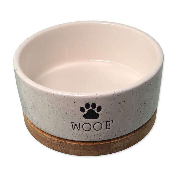 Bol pentru animale pentru câini din ceramică ø 13 cm Dog Fantasy WOOF – Plaček Pet Products