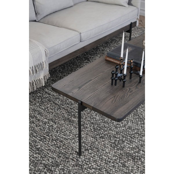 Măsuță de cafea din lemn de frasin Rowico Shelton, 145 x 60 cm, maro-image-2