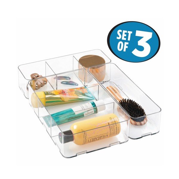 Set 3 organizatoare InterDesign Clarity Interlocking-image-3
