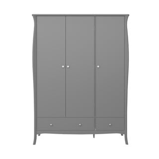 Șifonier gri 143x192 cm Baroque - Tvilum