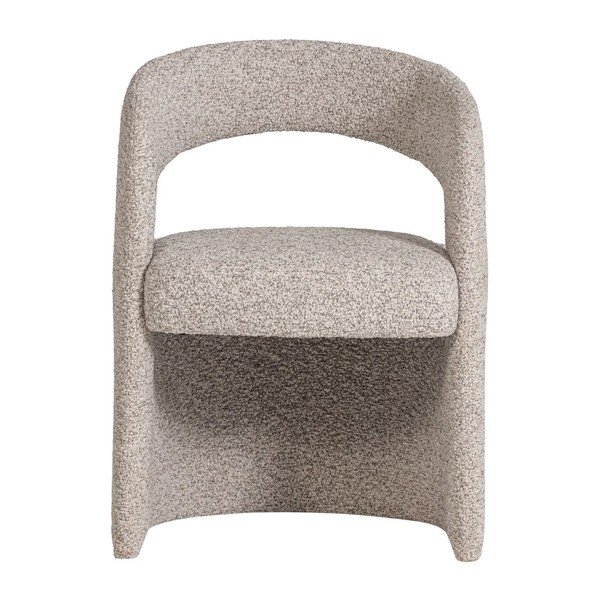 Scaun de living crem cu cotiere tapițat Lanor – WOOOD-image-4