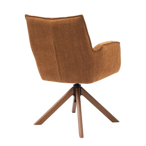 Set de scaune de sufragerie portocaliu 2 buc. tapițat Marilla – Unique Furniture-image-4