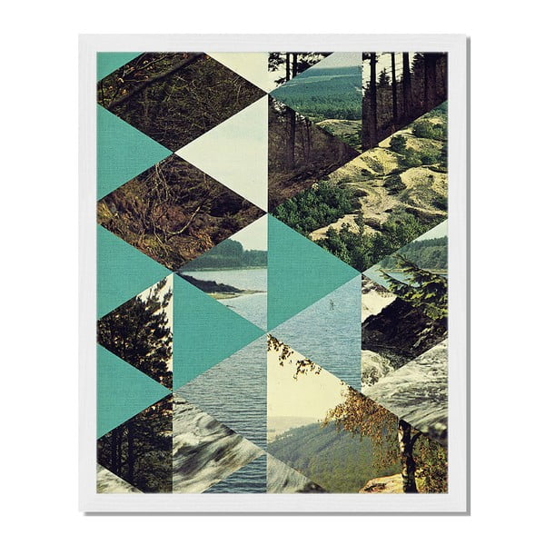 Tablou înrămat Liv Corday Provence Geo Mix, 40 x 50 cm