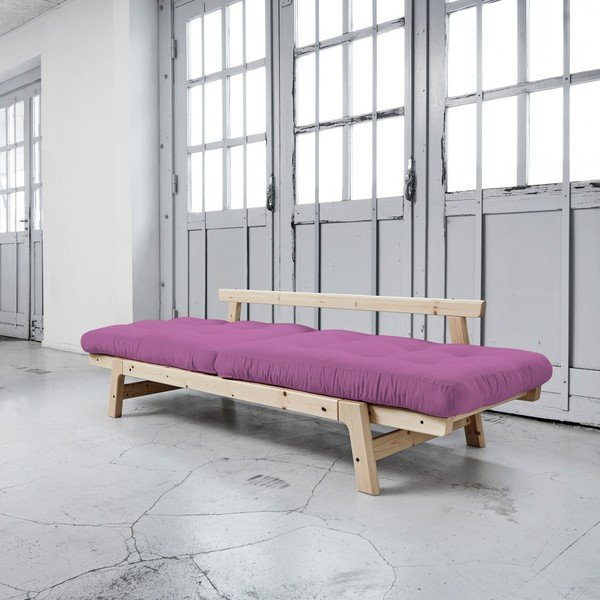 Canapea extensibilă Karup Step Natural/Taffy Pink-image-3