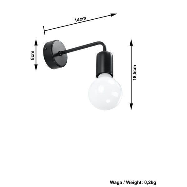 Aplică Sollux Donato, negru-image-2