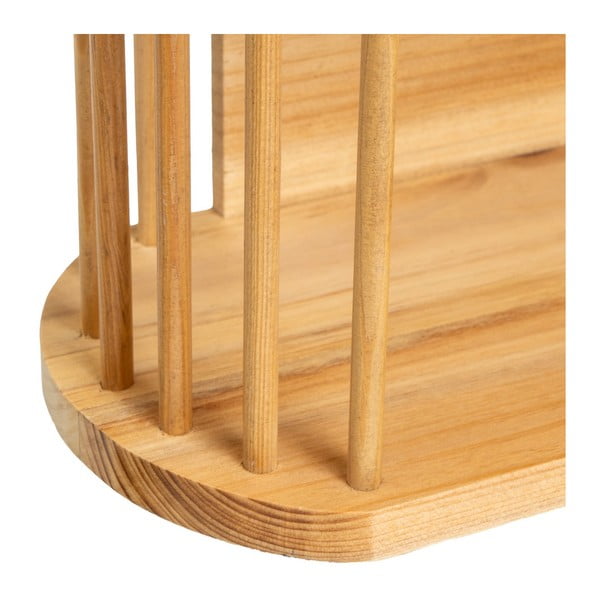 Raft în culoare naturală pentru fotografii din lemn masiv de plop 60 cm Aspen – Casa Selección-image-3