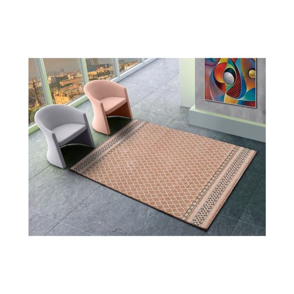 Covor adecvat și pentru exterior Universal Sofie Pink Marro, 160 x 230 cm, roz-image-1