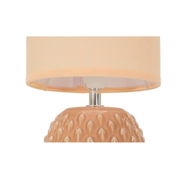 Veioză piersică din ceramică cu abajur textil (înălțime 27 cm) Pontus – Mauro Ferretti-image-4