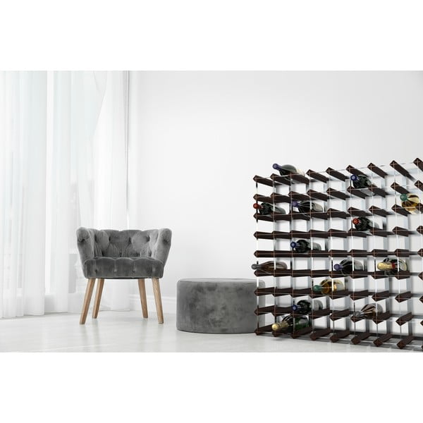 Raft pentru vin  maro din lemn   de frasin  pentru  72 sticle - RTA-image-1