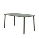 Masă  de grădină din metal 90x160 cm Calana – Bloomingville