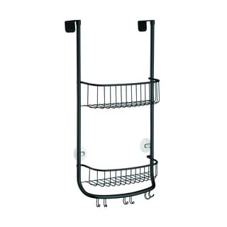 Raft pentru baie iDesign Forma, 30 x 65 cm, negru