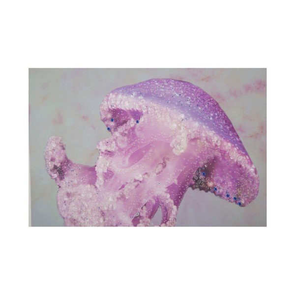 Tablou pictat manual cu ramă din lemn de pin Mauro Ferretti Medusa Purple, 80 x 120 cm-image-2