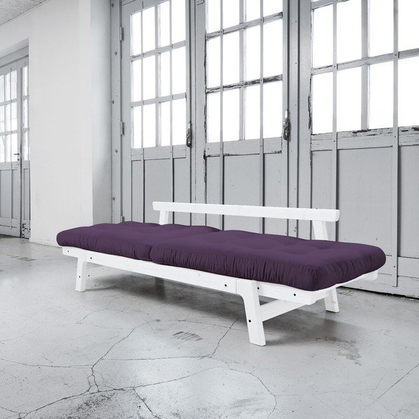 Canapea extensibilă Karup Step White/Purple-image-2