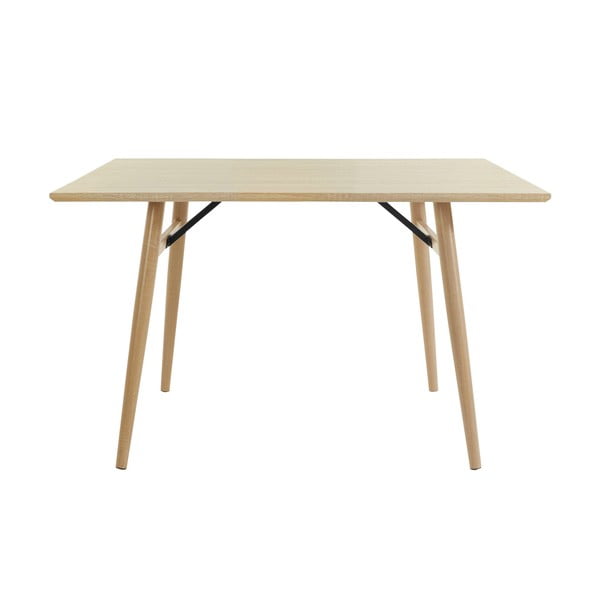 Masă de dining cu aspect de lemn de stejar 80x120 cm Harris - Støraa