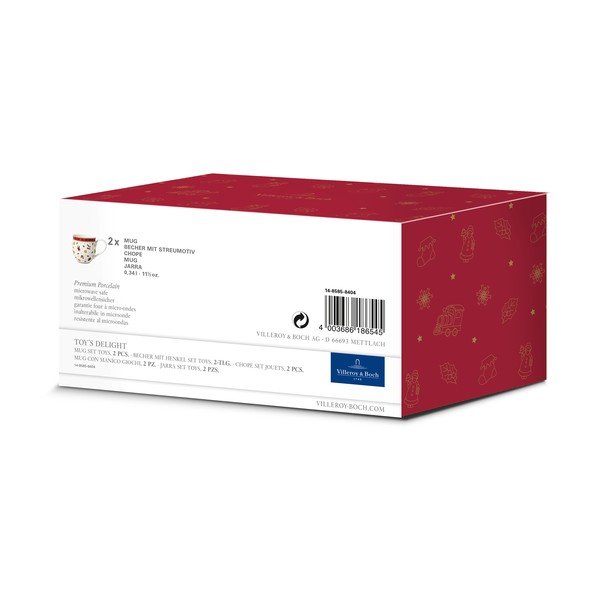 Căni albe 2 buc.  cu model de Crăciun – Villeroy&Boch-image-2