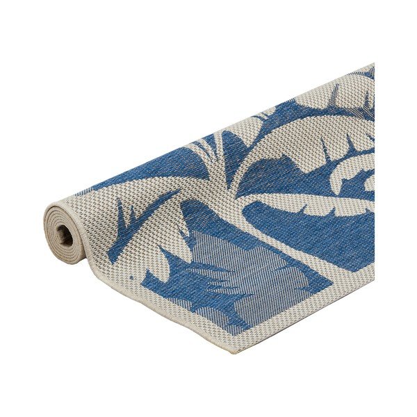 Covor adecvat pentru exterior Floorita Palms Blue, 160 x 230 cm, gri - albastru-image-2