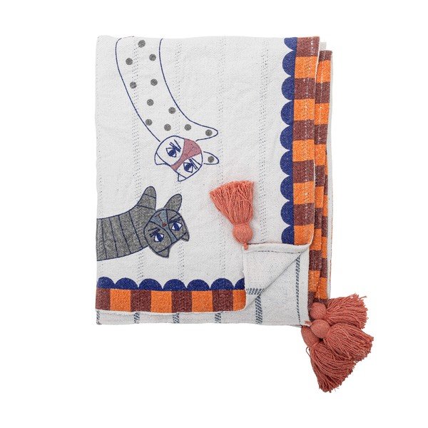 Pătură din amestec de bumbac 130x155 cm Missy – Bloomingville