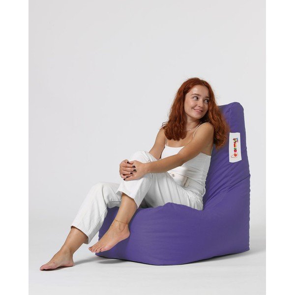 Fotoliu bean bag mov Diamond – Floriane Garden-image-1