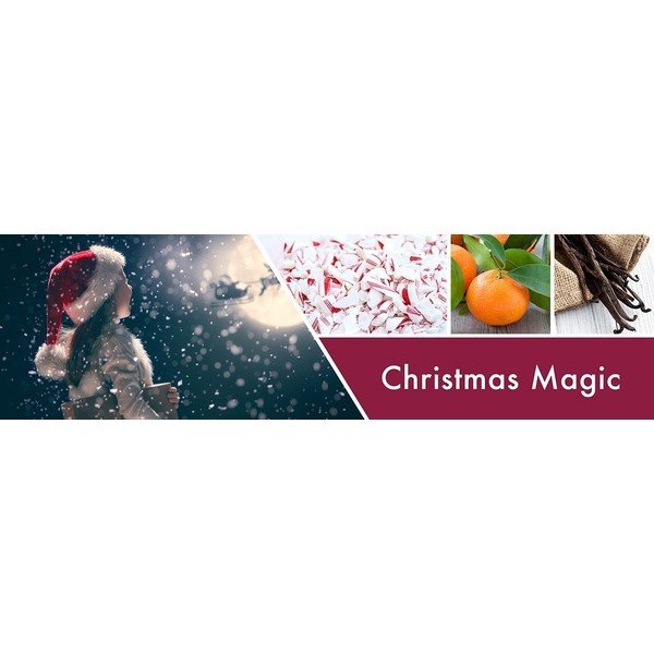 Lumânare parfumată în recipient de sticlă Goose Creek Christmas Magic, 150 ore de ardere-image-1