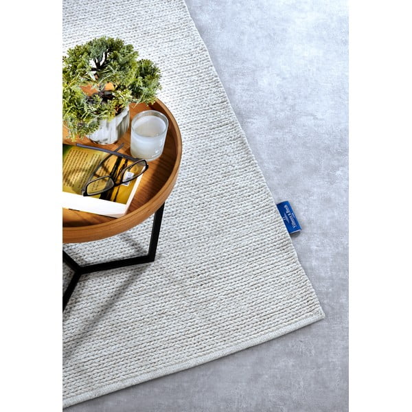 Covor tip traversă alb țesut manual din lână 80x200 cm Francois – Villeroy&Boch-image-2