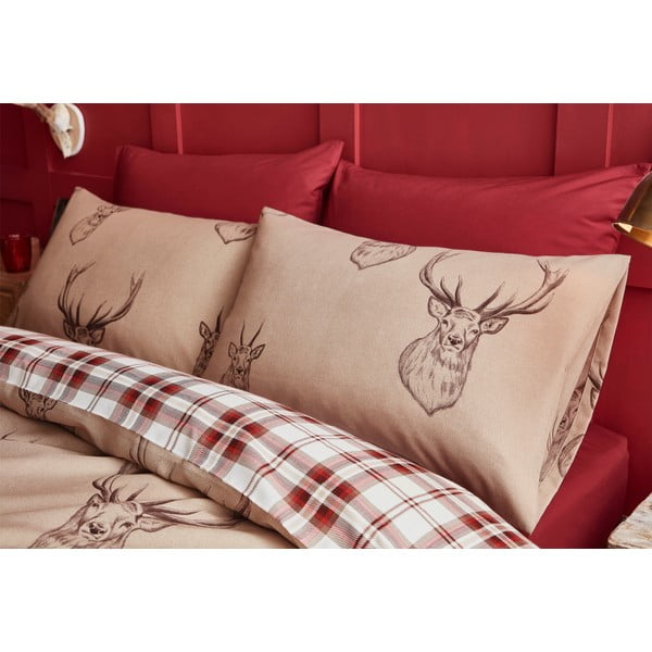 Lenjerie de pat Catherine Lansfield Stag Multi, 200 x 200 cm-image-1