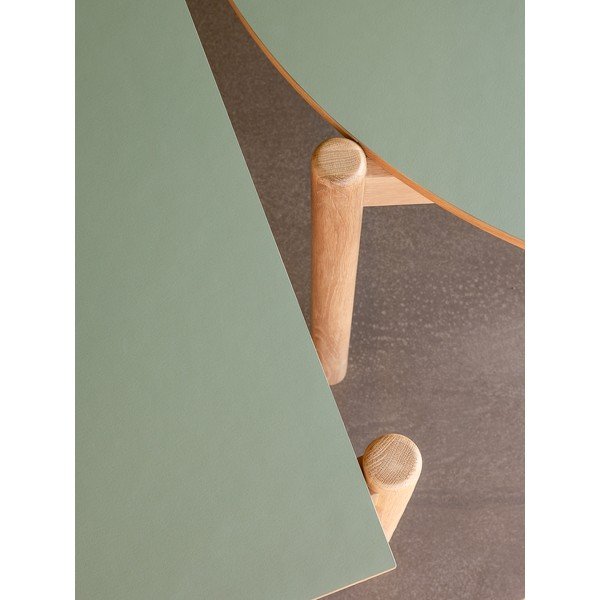 Masă de dining rotundă din lemn de stejar ø 115 cm Oblique – Hübsch-image-2