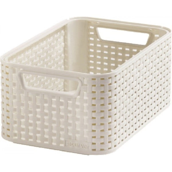 Cutie de depozitare crem din plastic 19x28,5x13 cm Style – Curver