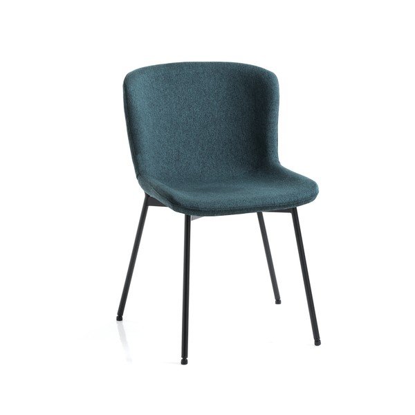 Scaune de dining petrol 2 buc. Snug – Tomasucci