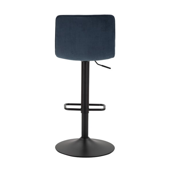 Scaun de bar albastru petrol/negru cu înălțime ajustabilă (înălțime șezut 61 cm) Malia – Mauro Ferretti-image-4