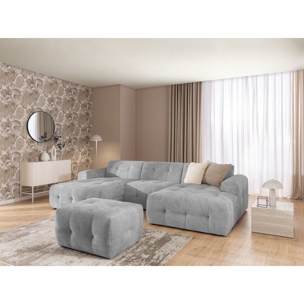 Taburet gri deschis Melva – Ropez-image-3