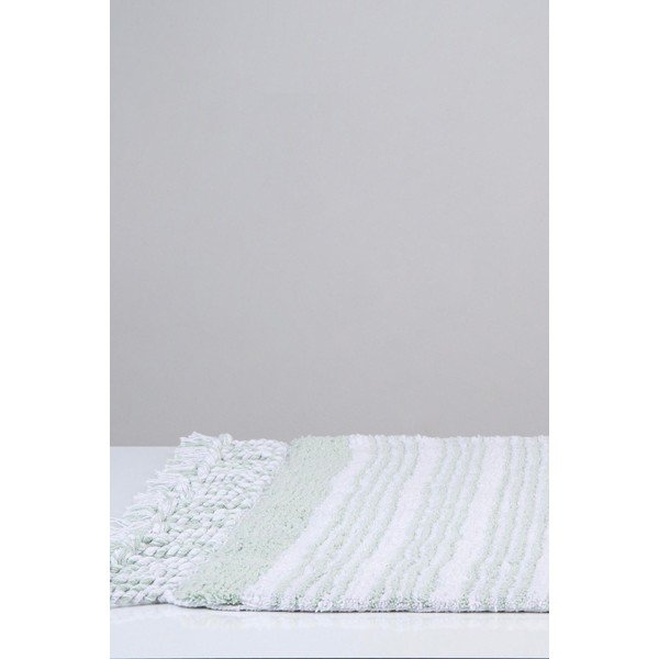Covoraș din bumbac pentru baie Foutastic Martil, 60 x 90 cm, verde-image-4
