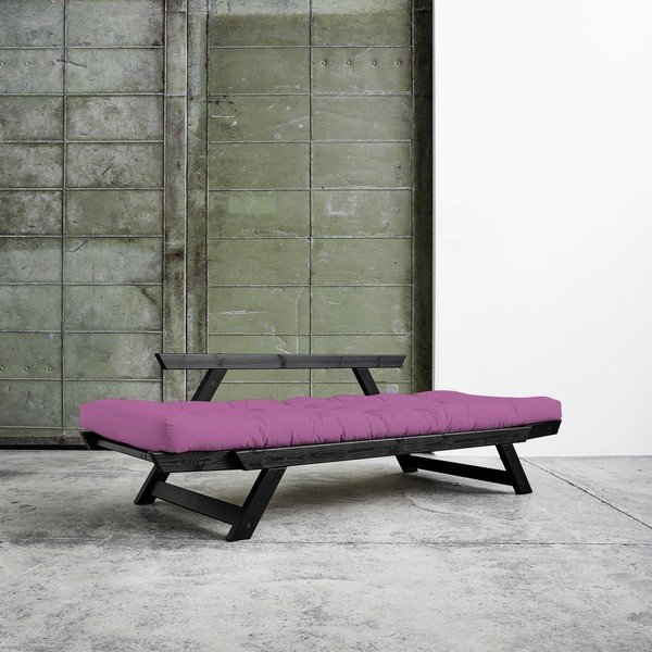 Canapea extensibilă Karup Bebop Black/Taffy Pink-image-1
