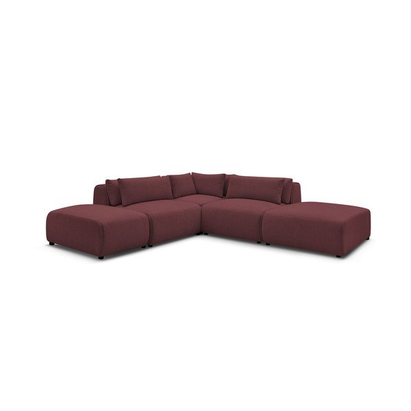 Colțar modular roșu reglabil Jana – Bobochic Paris