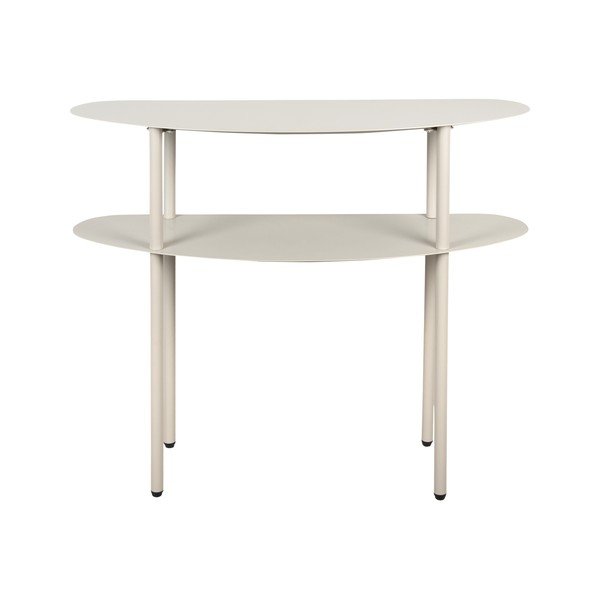 Masă consolă gri din metal 28x90 cm Riqueza – Leitmotiv-image-2