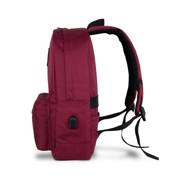 Rucsac cu port USB My Valice SPECTA Smart Bag, vișiniu-image-2