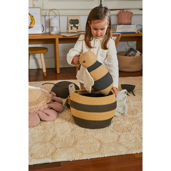 Coș de jucării pentru copii din material textil ø 30x32 cm Mama Bee – Lorena Canals-image-4