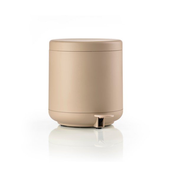 Coș de gunoi bej cu pedală 4 l Ume – Zone-image-3