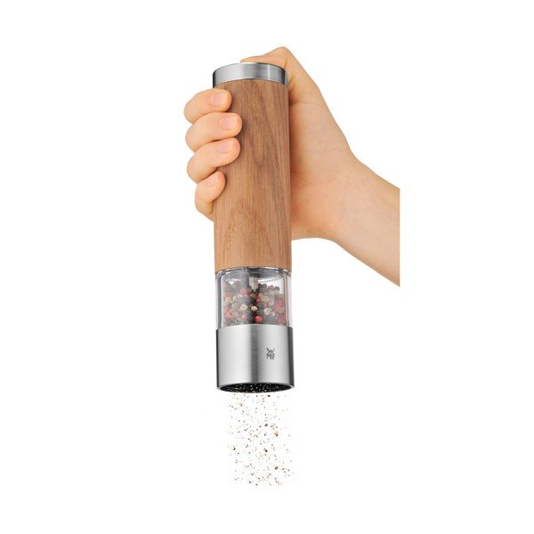 Râșniță electrică din lemn de stejar pentru piper și sare WMF, înălțime 21,5 cm-image-4