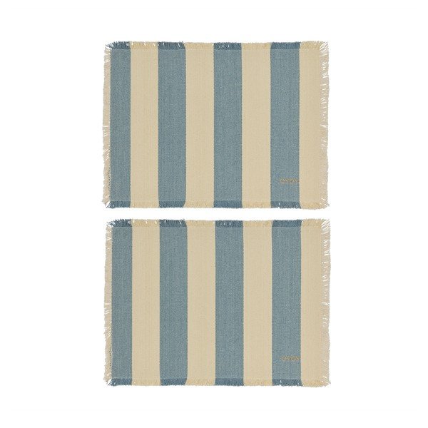 Suporturi pentru farfurii 2 buc. din bumbac organic 36x48 cm Toppu – OYOY Living Design