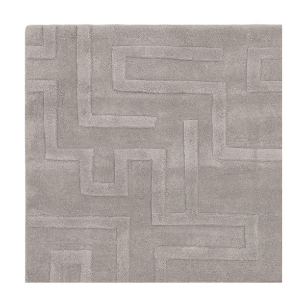 Covor gri deschis din lână 160x230 cm Maze – Asiatic Carpets-image-2