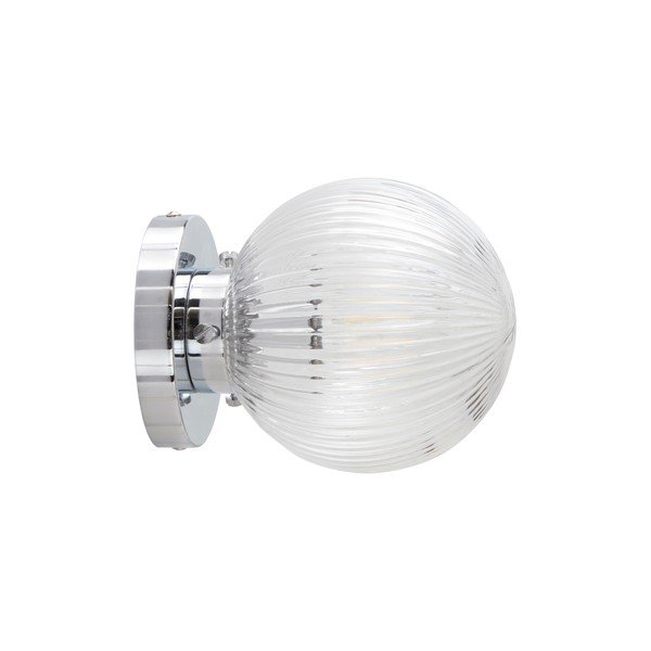Plafonieră argintiu-lucios din sticlă ø 15 cm Tink – Jotex-image-3