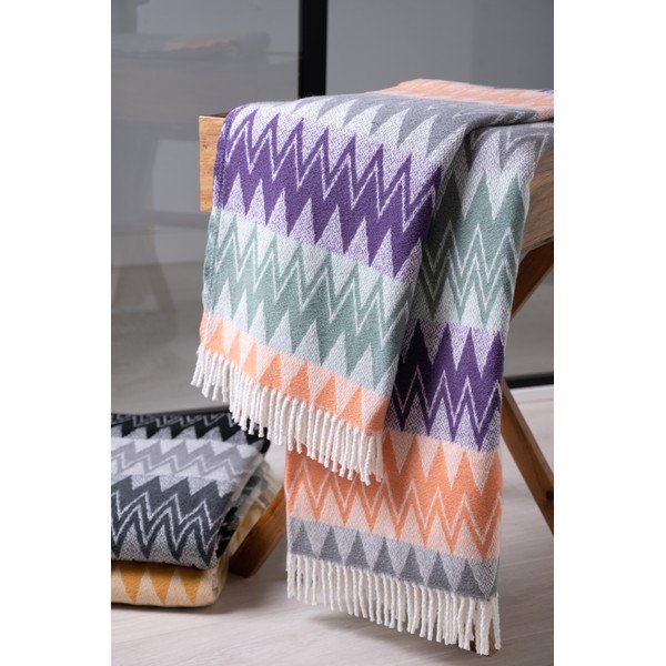 Pătură 140x180 cm Zig Zag - Euromant-image-3