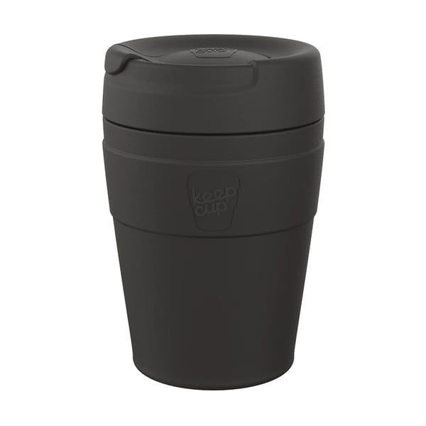 Cană termos neagră 340 ml  Helix Thermal Black M – KeepCup