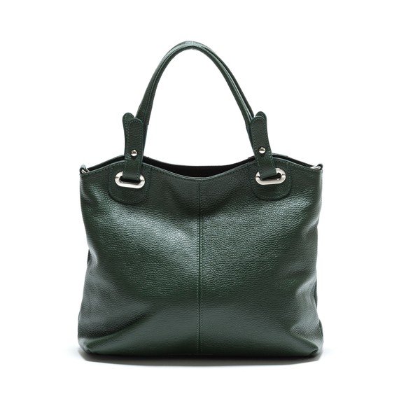Geantă din piele Isabella Rhea no.1103, verde-image-1