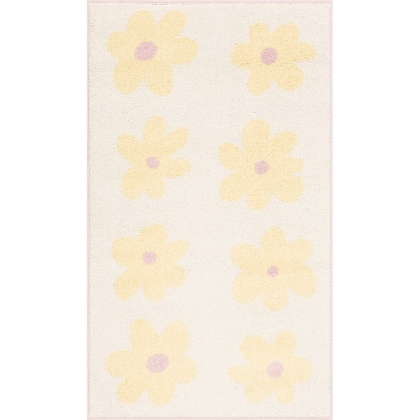 Covor pentru copii galben-fildeș 80x150 cm Dazzy Vanilla – FD