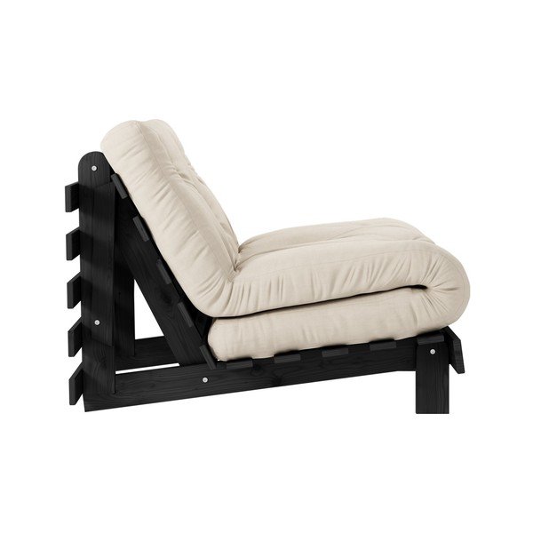 Fotoliu variabil KARUP Design Roots Black/Beige, bej-image-3