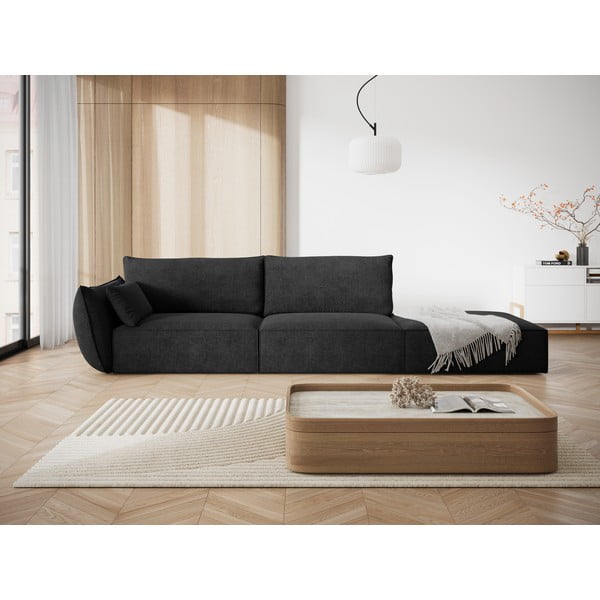 Șezlong gri închis (cu colț pe partea stângă ) Vanda – Mazzini Sofas-image-1